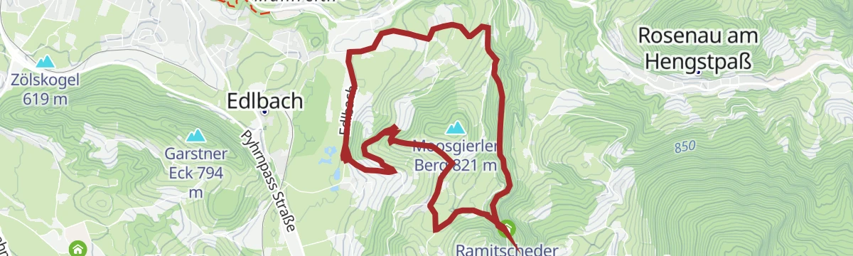 Route map: Bewegungsarena Fraitgraben Runde